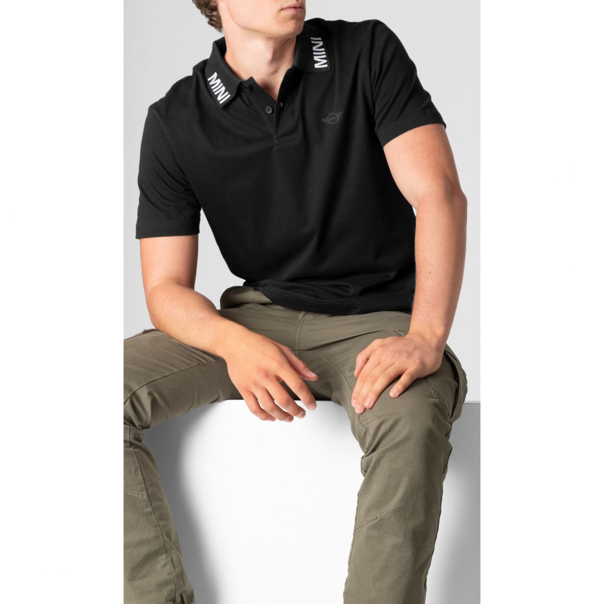 MINI 男Polo 黑